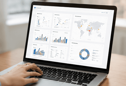 Portfolio dashboard showing risk, financial exposure, and prioritised actions